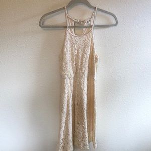 Cream Lace Sundress